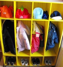 børnehave garderobe
